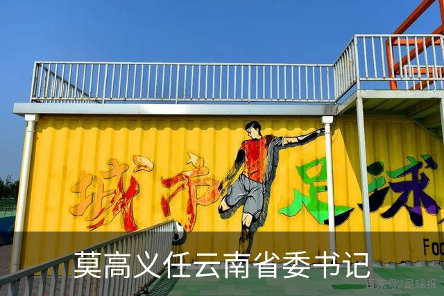 莫高义任云南省委书记